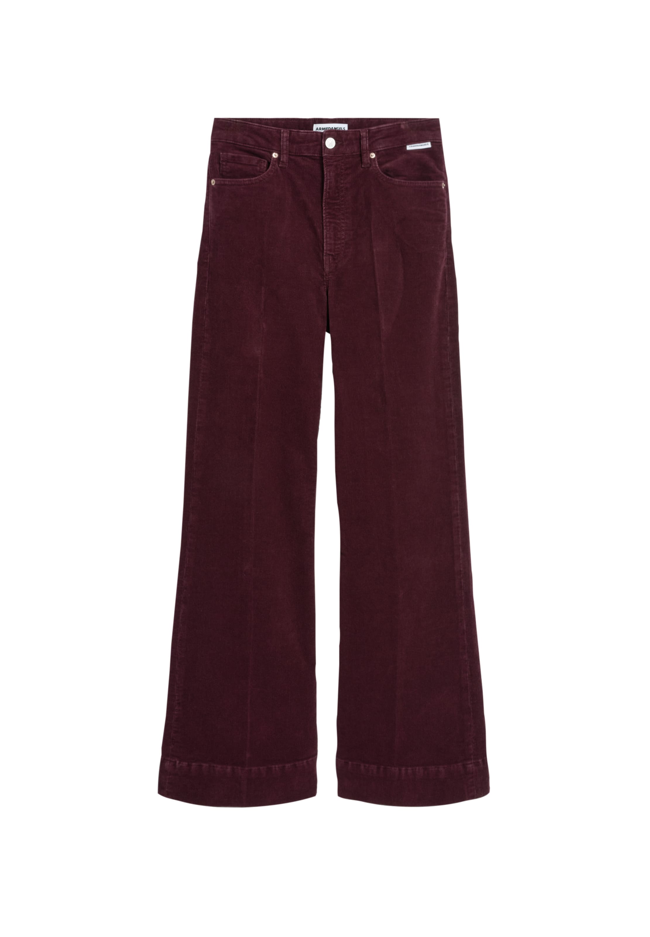 ARMEDANGELS Skinny Trousers in Red: front