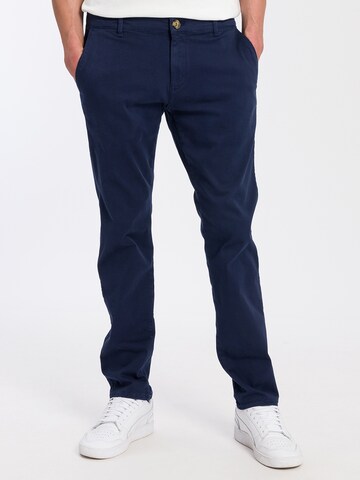 CROSS JEANS Slimfit Hose in Blau: Vorderseite