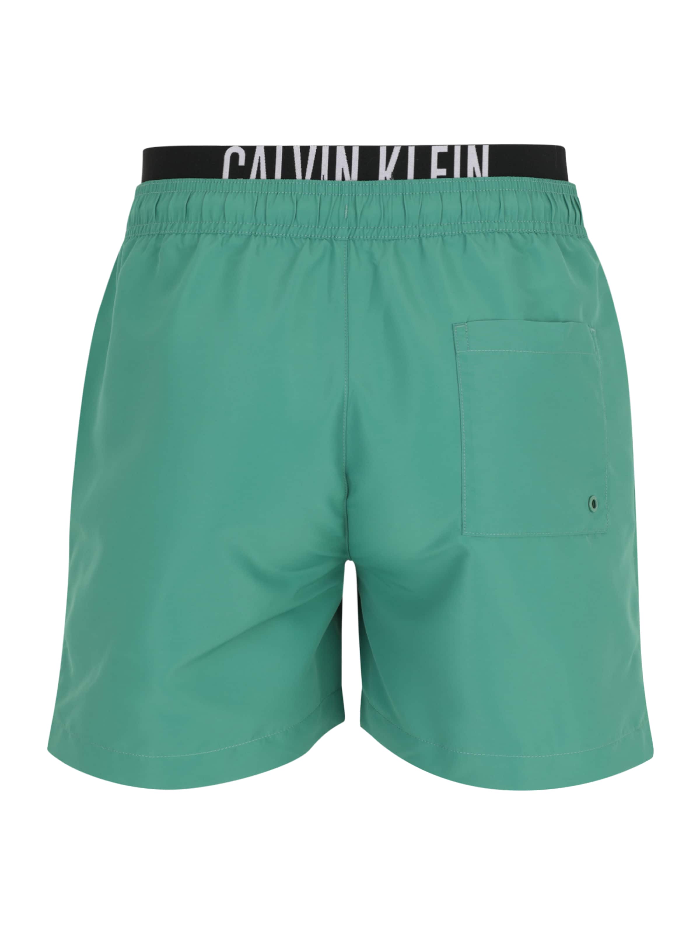 Calvin Klein Swimwear Kratke kopalne hlače 'Intense Power' | zelena barva