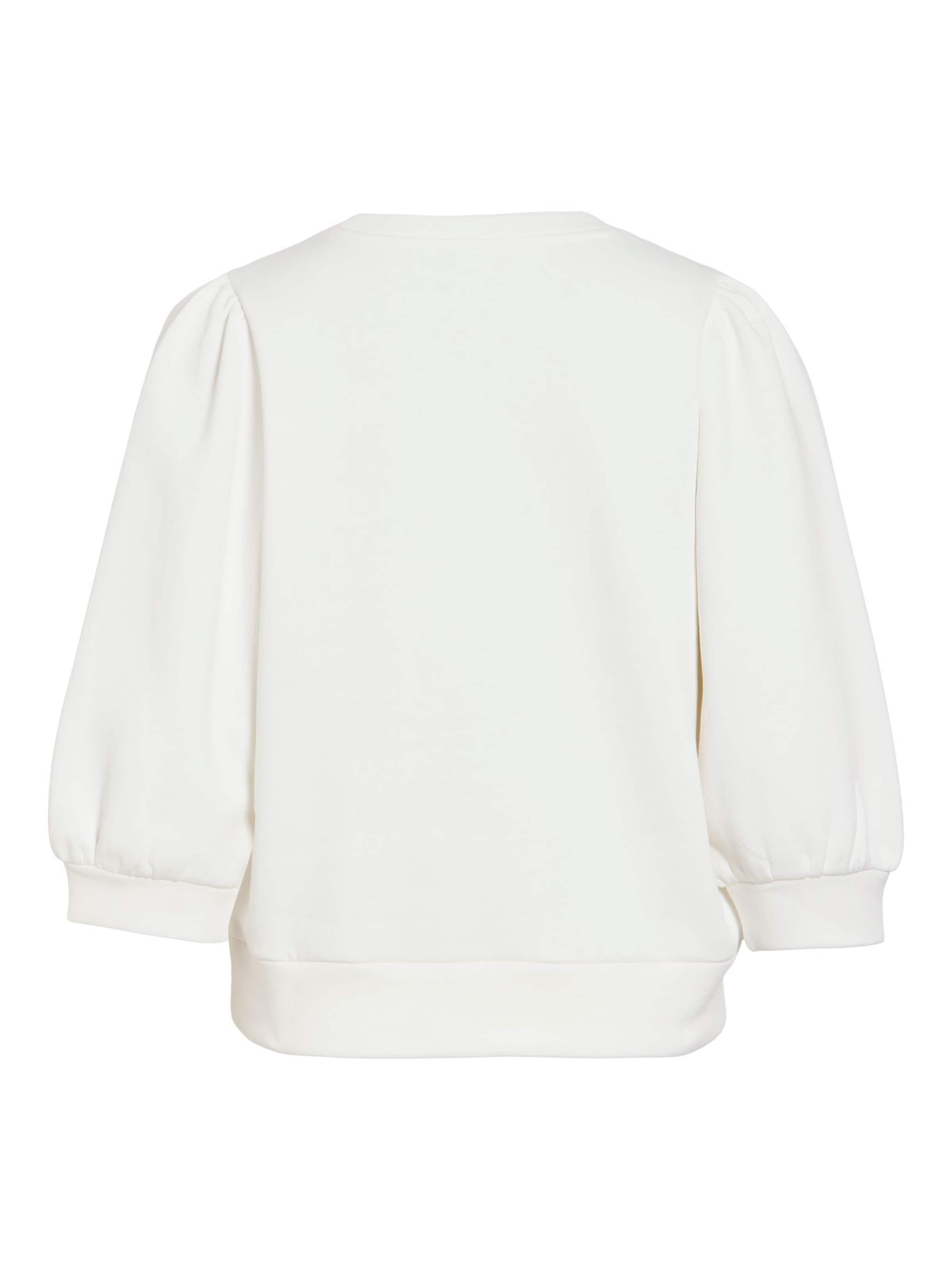 VILA Sweatshirt 'VIVera' in White