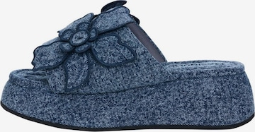 DesigualNatikače s potpeticom - plava boja: prednji dio