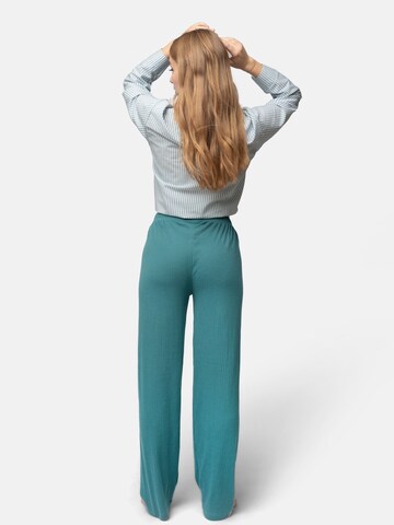 greenjama Pyjamahose in Grün