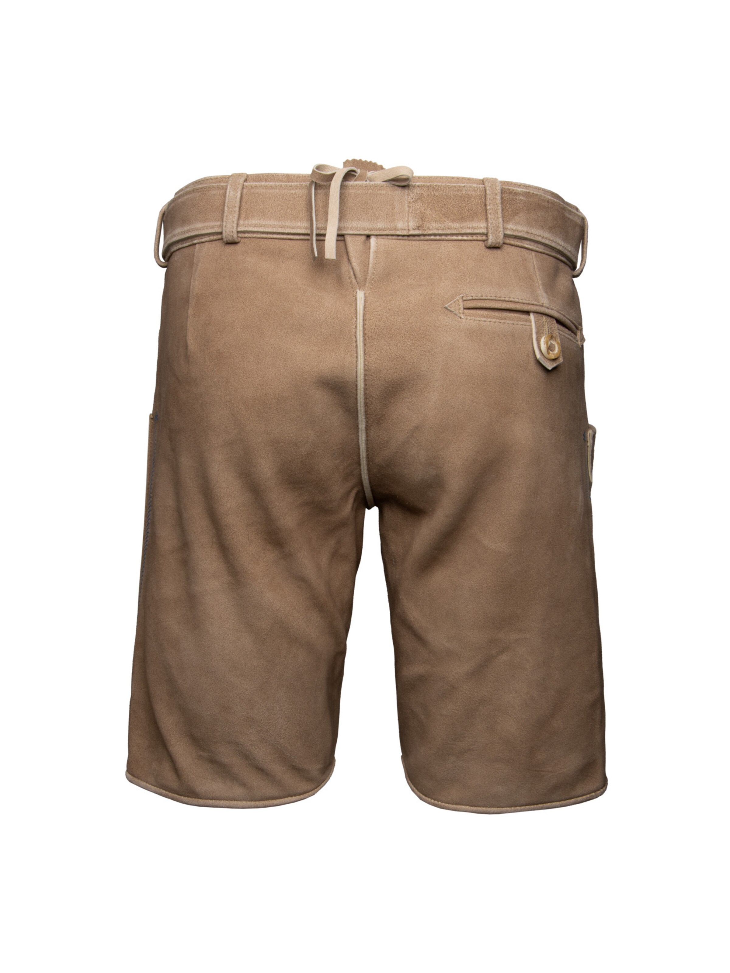 Krüger Buam Regular Klederdracht broek ' Demian ' in Bruin