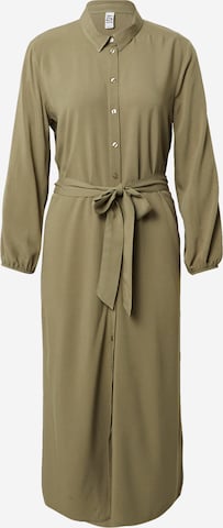 JDY Shirt Dress 'ELLY' in Green: front