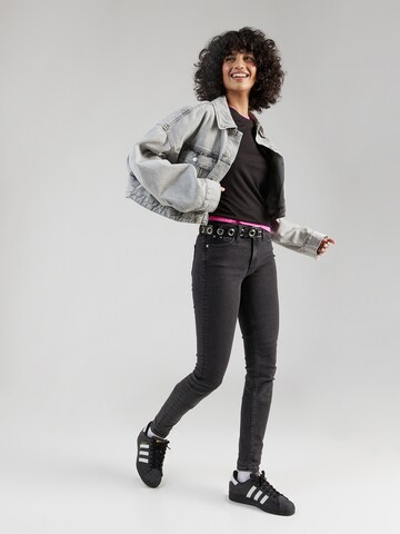 Calvin Klein Jeans - Skinny Calças de ganga 'MID RISE SKINNY' em preto