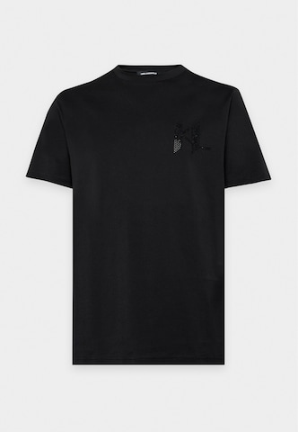 Maglietta di Karl Lagerfeld in nero: frontale