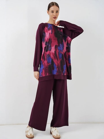 Completo pantalone di Bigdart in lilla: frontale