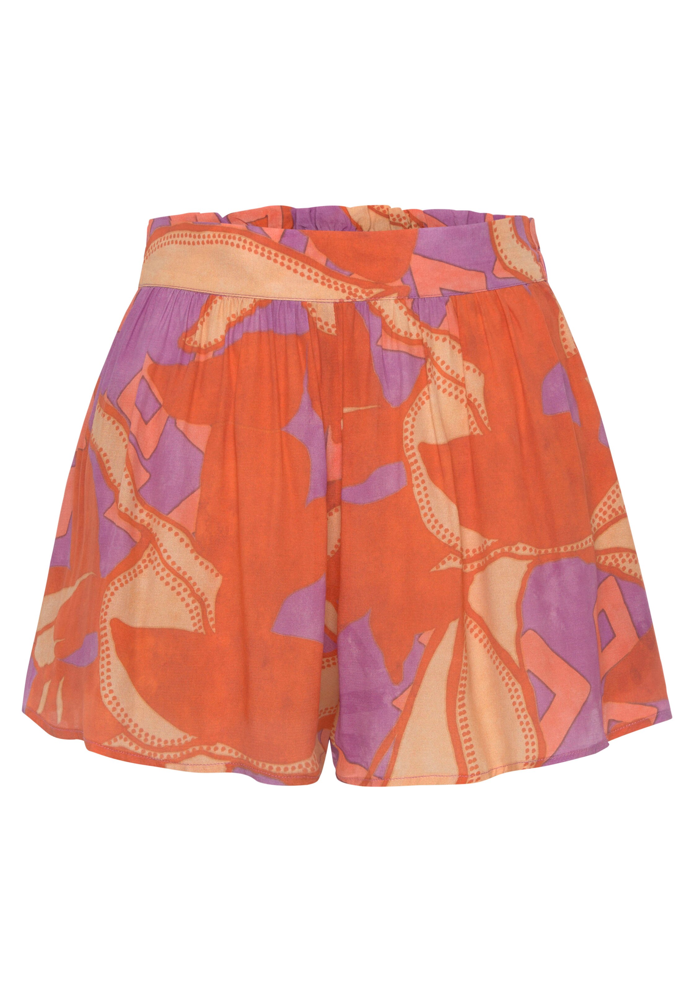 LASCANA Hlače u ljubičasta / narančasta / tamno narančasta, Pregled proizvoda