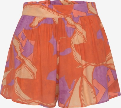 LASCANA Hlače u ljubičasta / narančasta / tamno narančasta, Pregled proizvoda