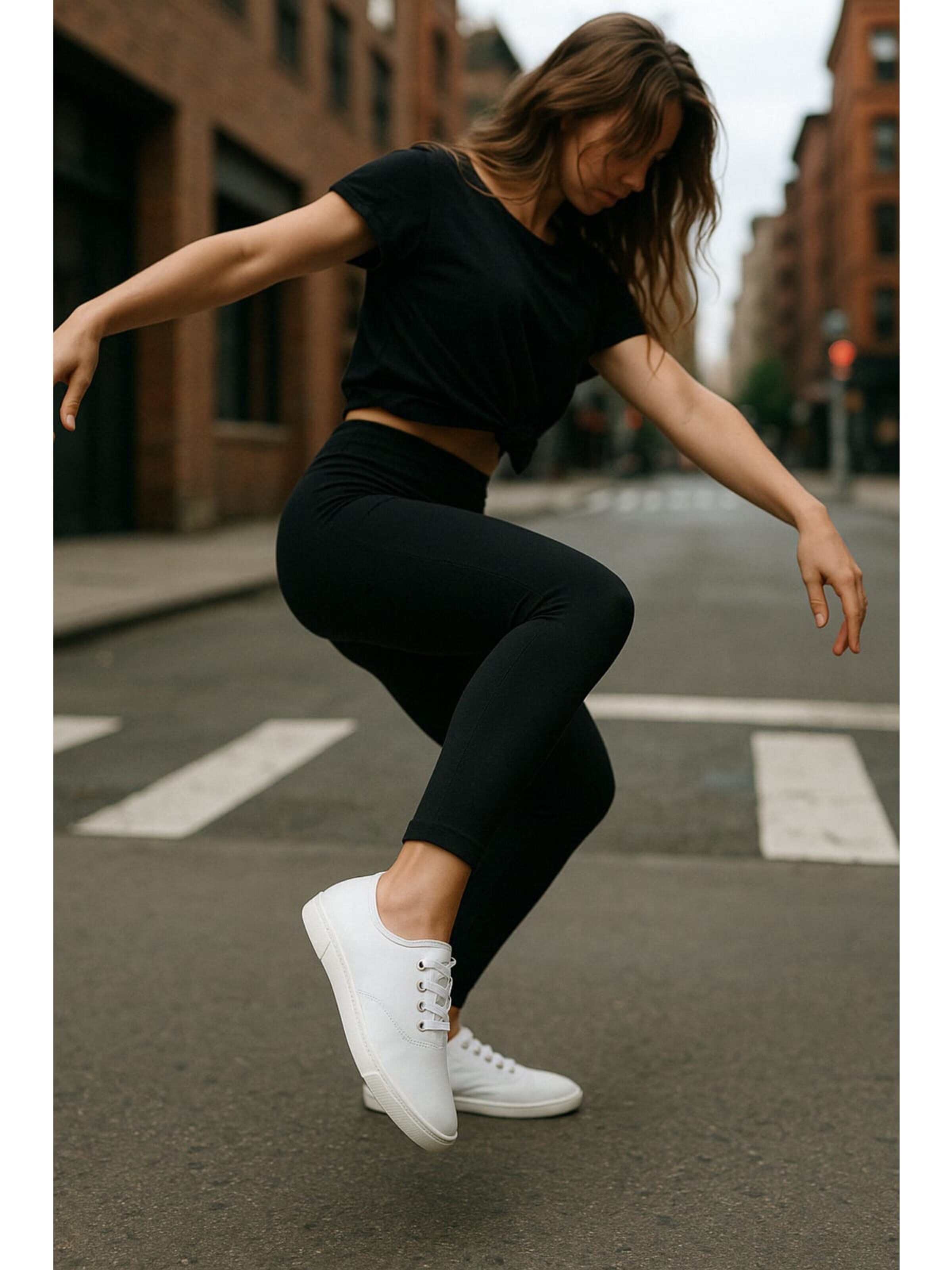Dancing Queens Sneaker low 'SMOVE Dance Sneaker Leder'‌‌‌‌‌ in Weiß