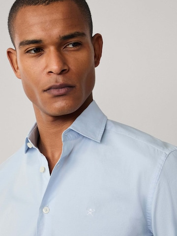 Hackett London Regular Fit Hemd in Blau