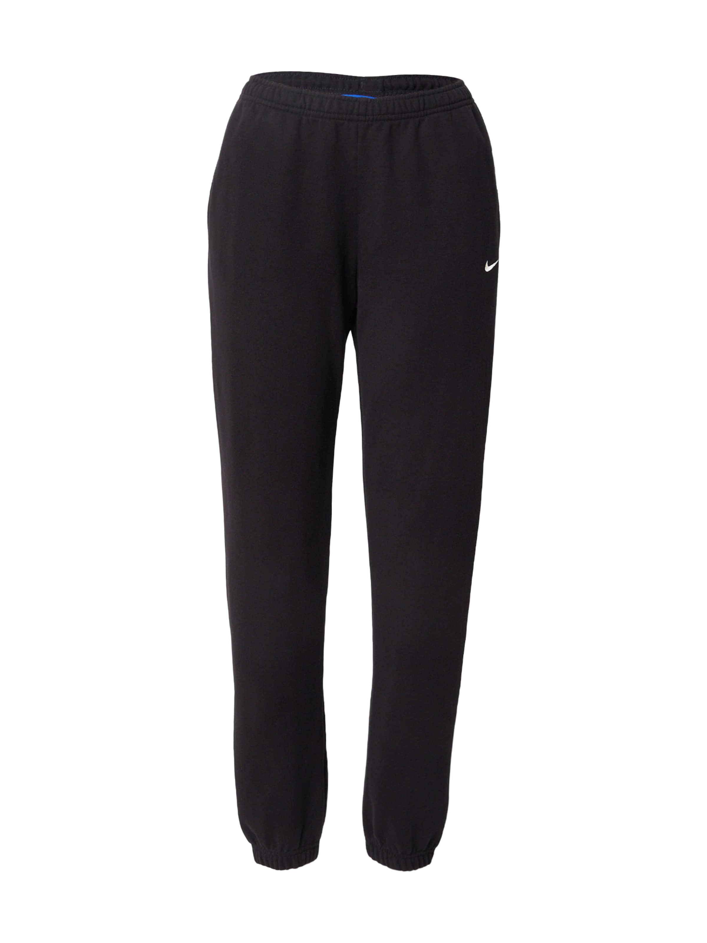 Nike Sportswear Kalhoty 'Studio Fleece' – černá: přední strana