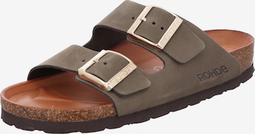 ROHDE Mule 'Alba' in Brown: front