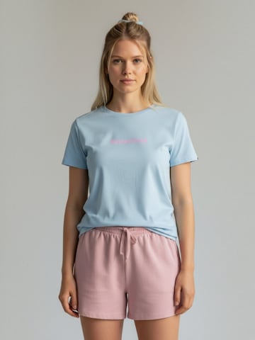 salzhaut Shirt 'Steentje - Küstenliebe' in Blauw: voorkant