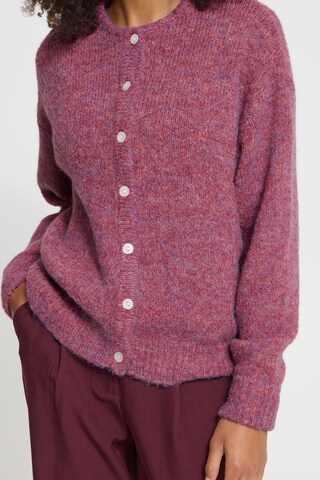 ICHI Knit cardigan 'IHBelablue' in Pink