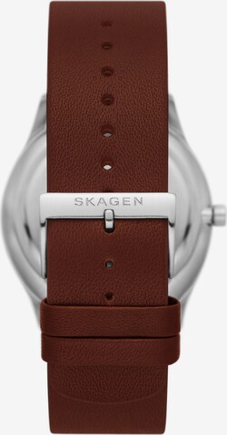 SKAGEN Analoguhr in Braun