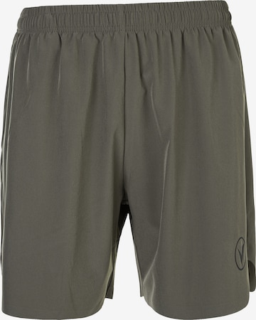 Virtus Regular Workout Pants 'Spier' in Green: front