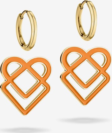 Boucles d'oreilles Liebeskind Berlin en orange