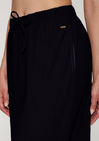 LASCANA - Pierna ancha Pantalón en negro