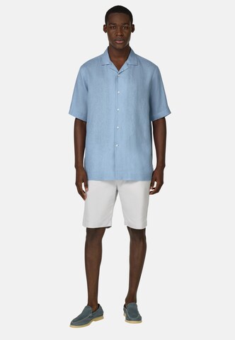 Coupe regular Chemise Boggi Milano en bleu