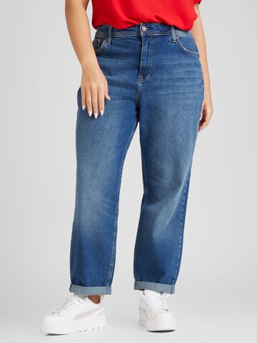 River Island Plus Loosefit Jeans in Blauw: voorkant