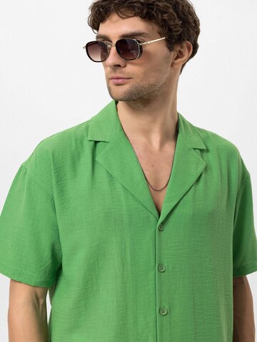 Fit confort Chemise Antioch en vert