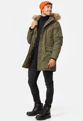 INDICODE JEANS Winterparka 'Jarl' in Grün