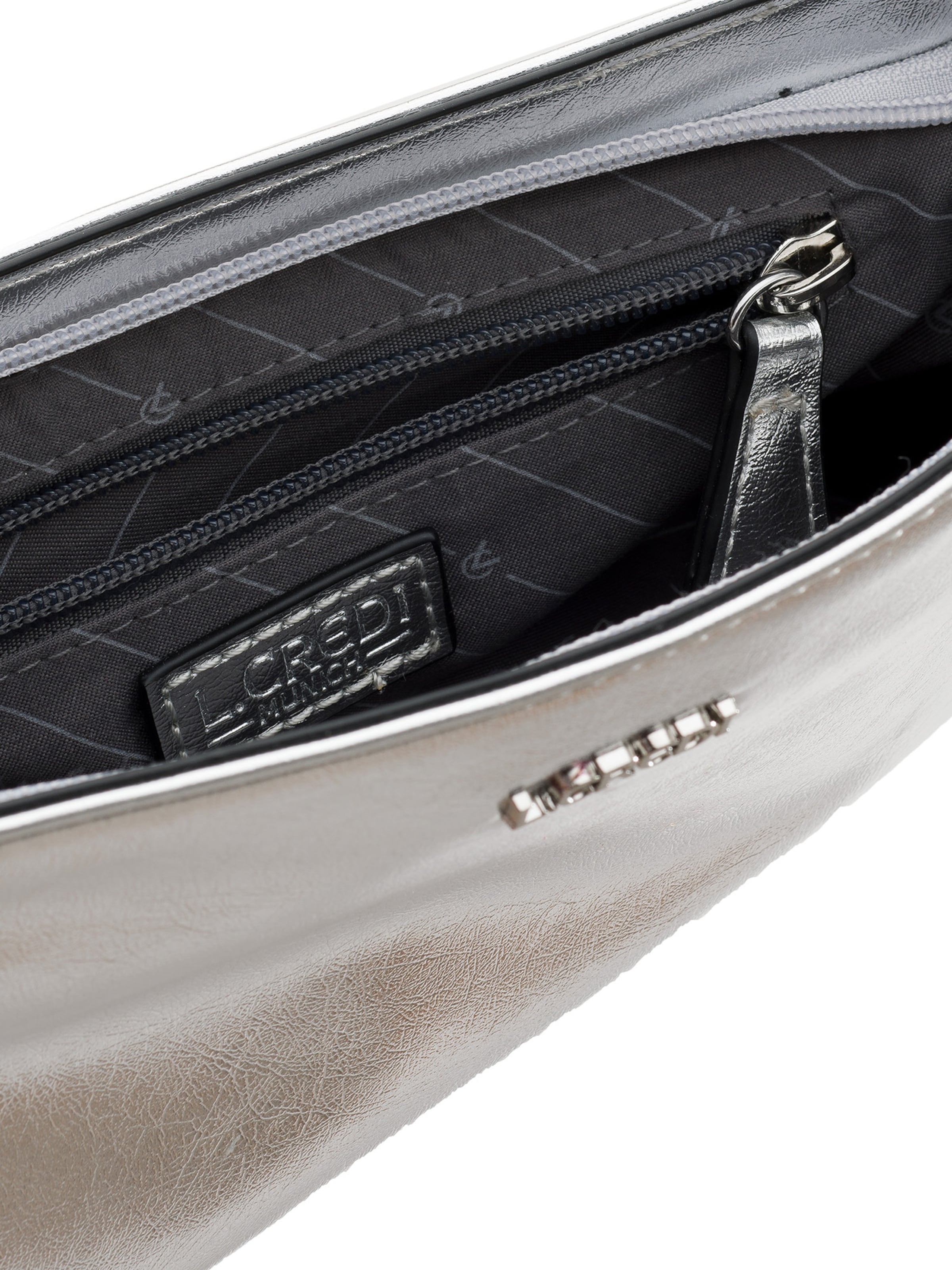 L.CREDI Schultertasche  'Pamela' in Grau