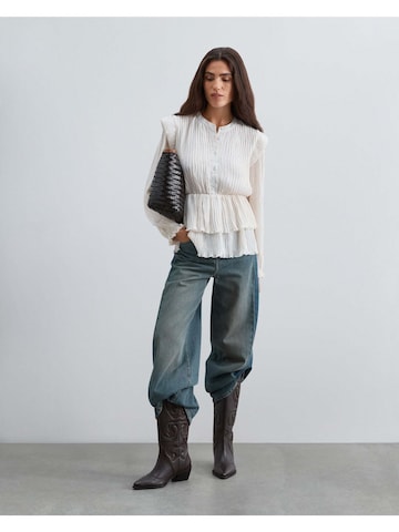 Scalpers Scpleated Blouse ' ' in Weiß