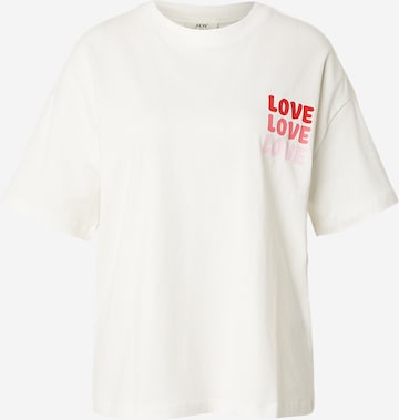 JDY Μπλουζάκι 'JDYCARLA' σε λευκό: μπροστά