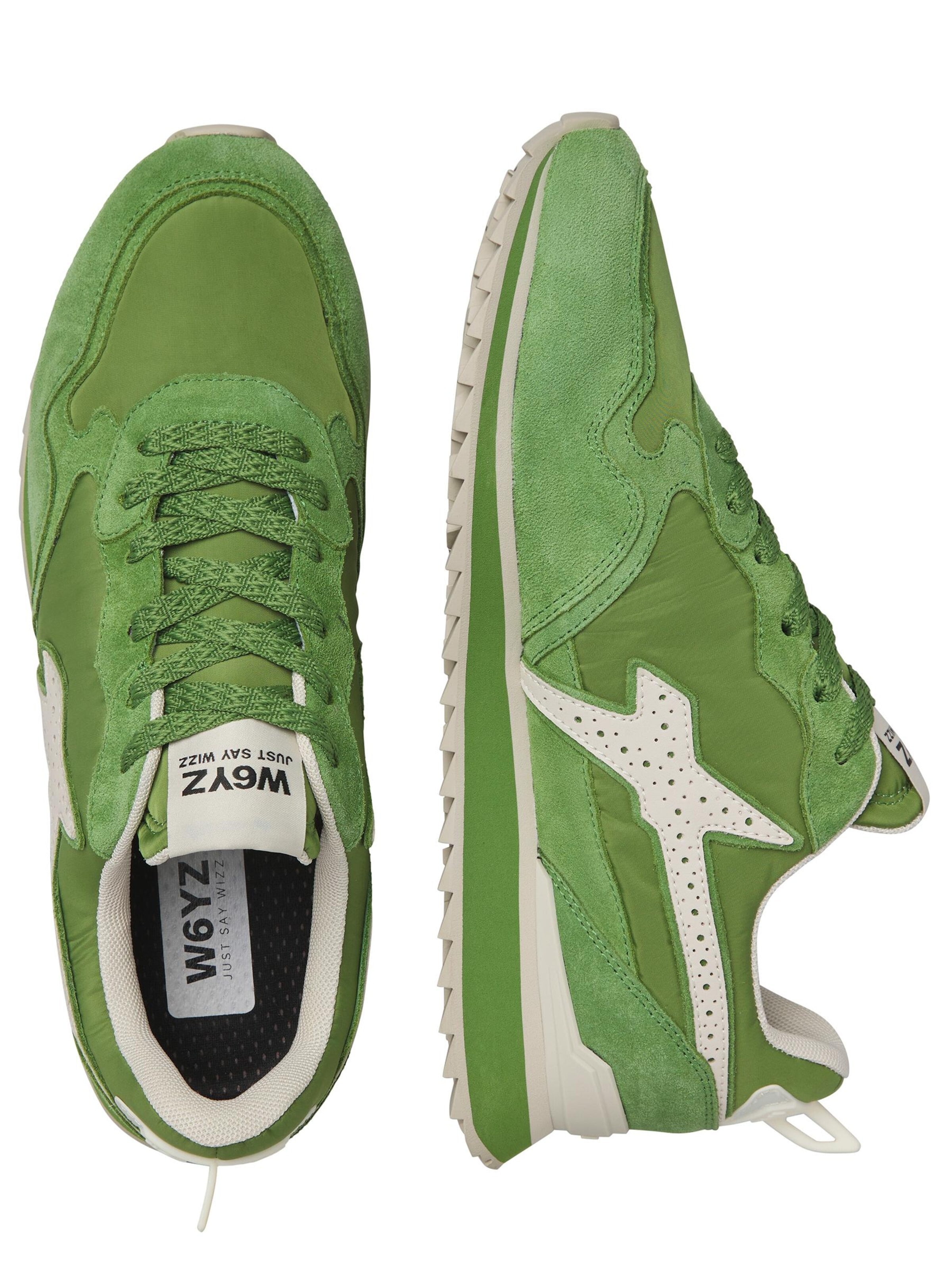 W6YZ Sneakers laag 'JET-M.' in Groen