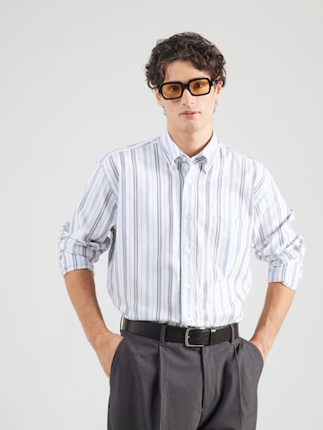 BOSS Orange Comfort fit Srajca 'Lambey_1' | bela barva: sprednja stran