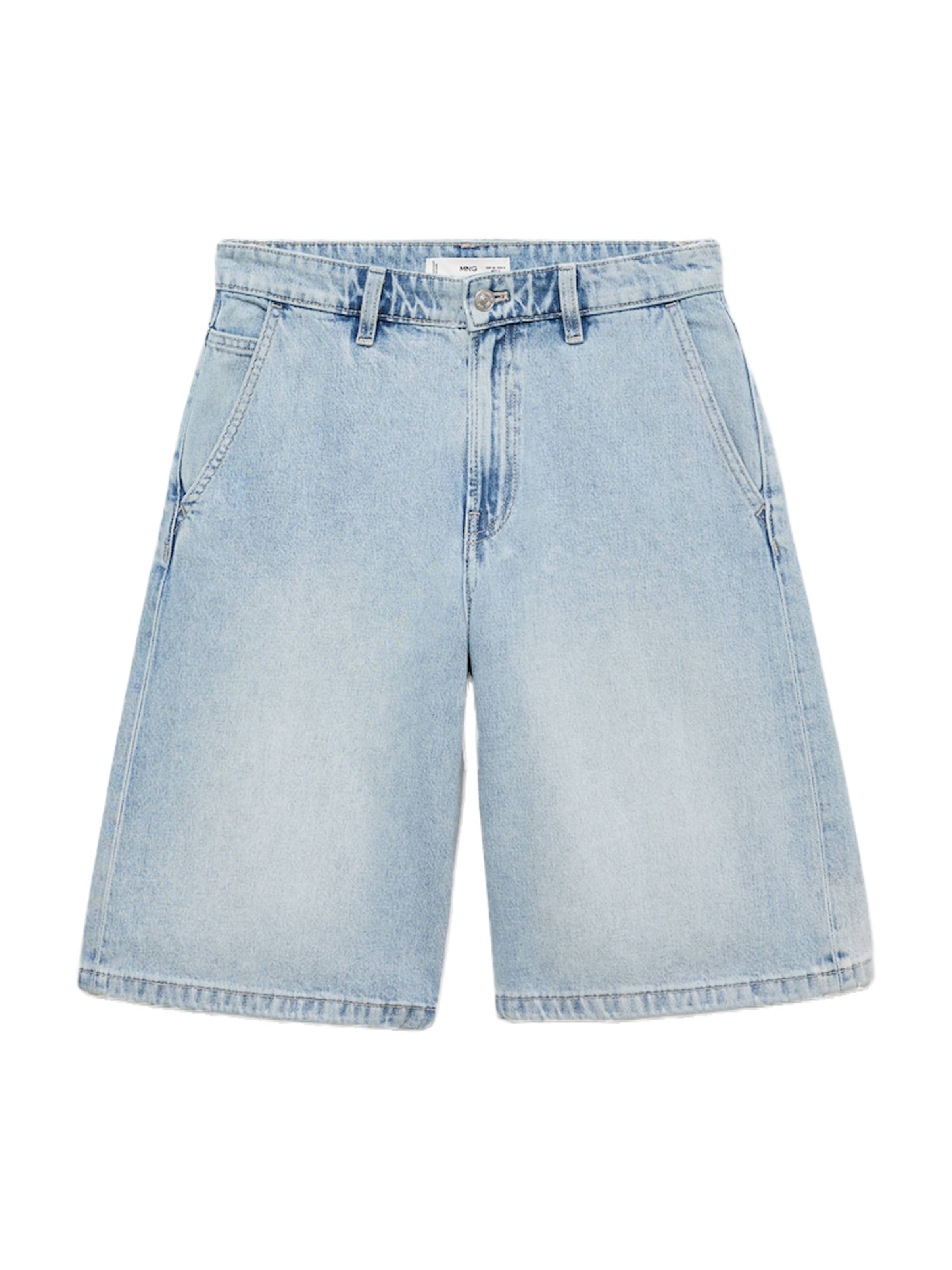 MANGO Štandardný strih Džínsy 'AMINA' - Modrá: predná strana