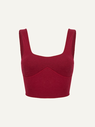 ZUBEK Sports Bra in Burgundy, Item view