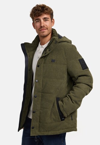 Veste d’hiver 'Olime' INDICODE JEANS en vert