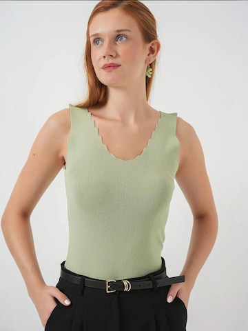 Bigdart - Top de malha em verde