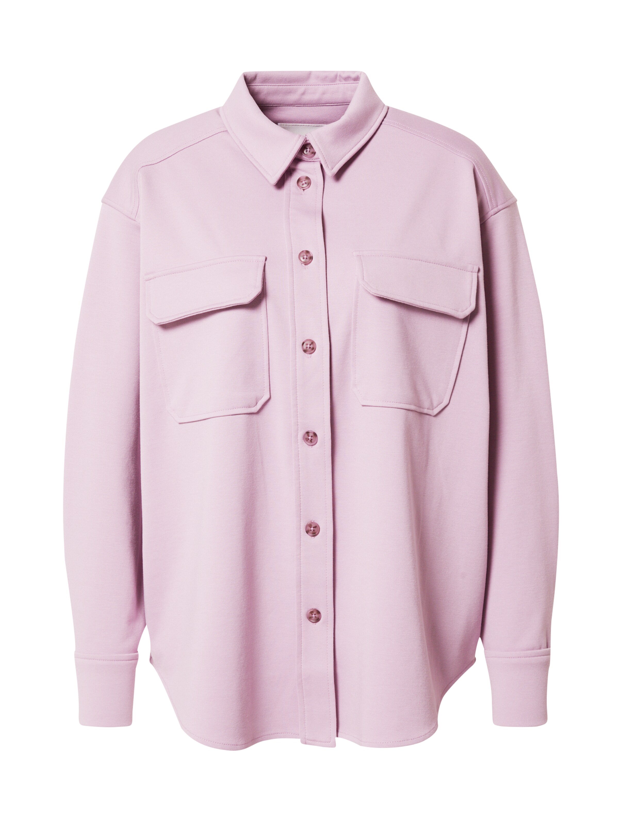 Camicia da donna di ICHI in lilla: frontale