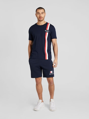 Champion Authentic Athletic Apparel T-shirt i blå