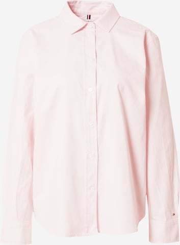 Chemisier TOMMY HILFIGER en rose : devant