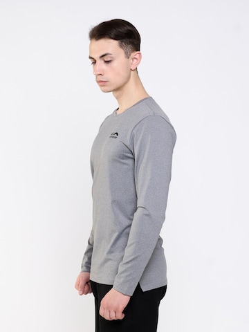 neverover - Camiseta funcional en gris