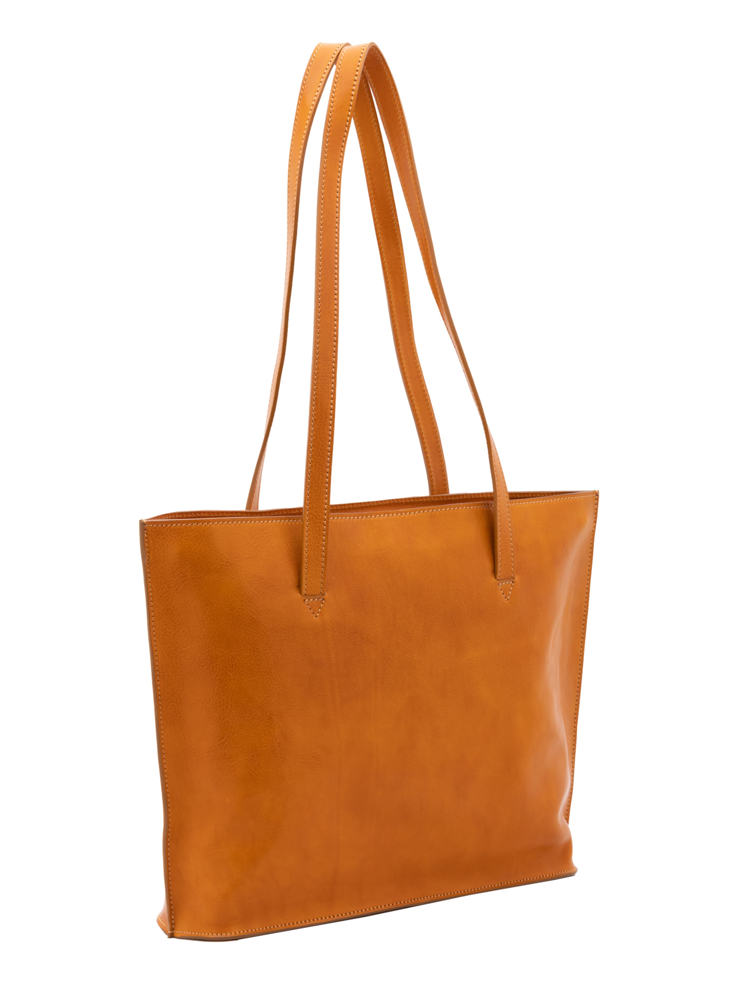 Borsa a spalla 'Borsa a Spalla Donna Pelle Vera Vacchetta - Chiusura Zip Made in Italy' di I Fratelli in grigio