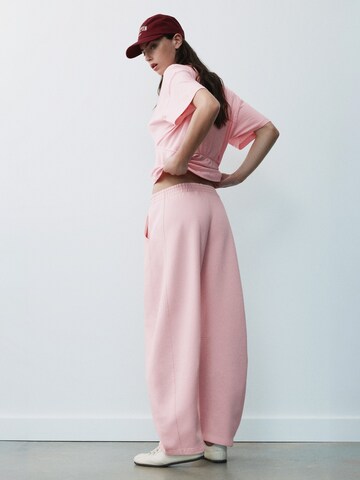 Pull&Bear Barrel Kalhoty – pink