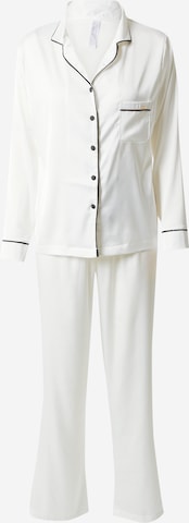 Bluebella Pyjamas 'Claudia' i beige: framsida