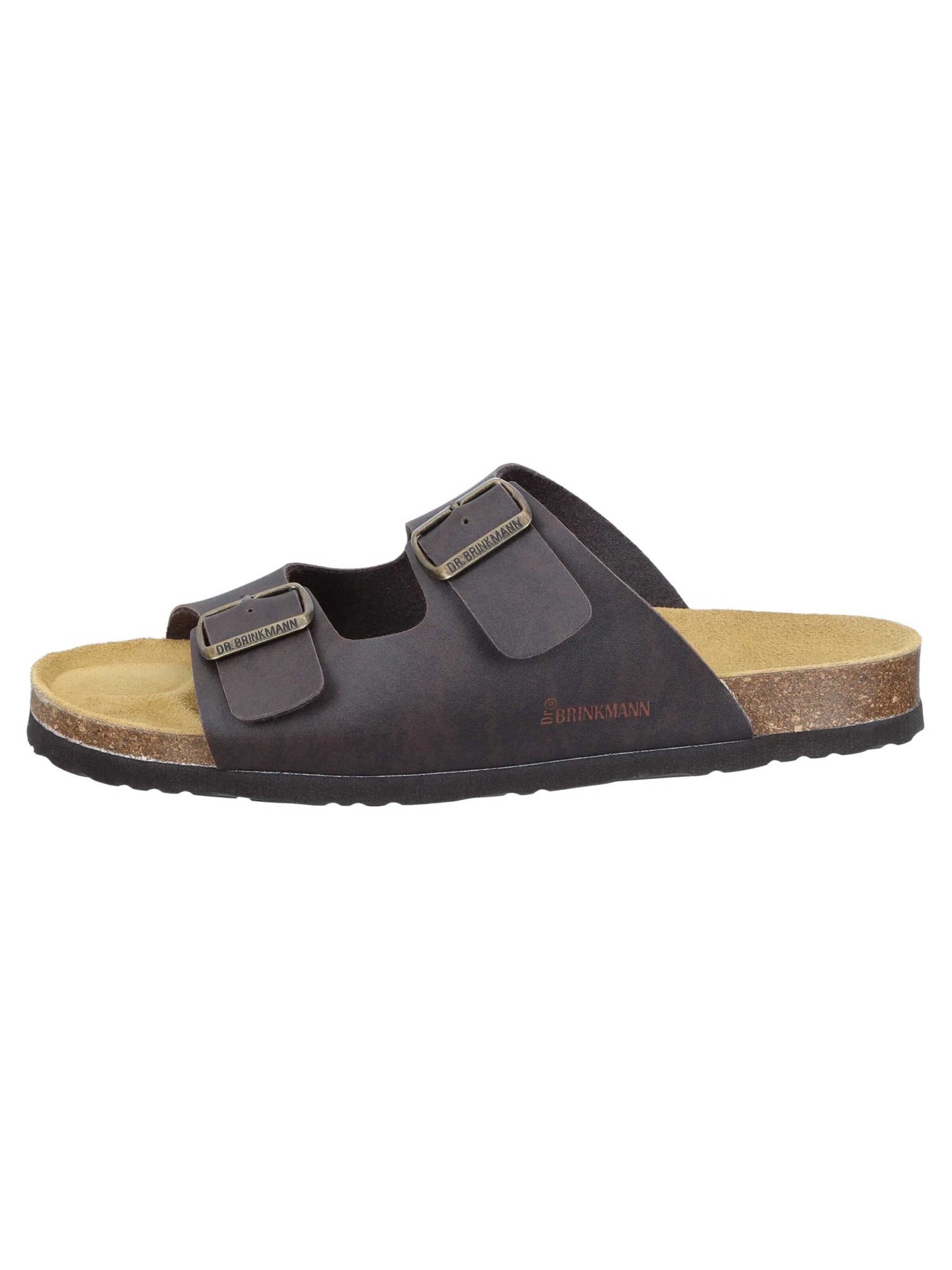 DR. BRINKMANN Mules 'Bonillo' in Brown: front