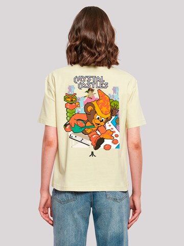 F4NT4STIC Shirt 'Atari Crystal Castles Retro Gaming' in Geel