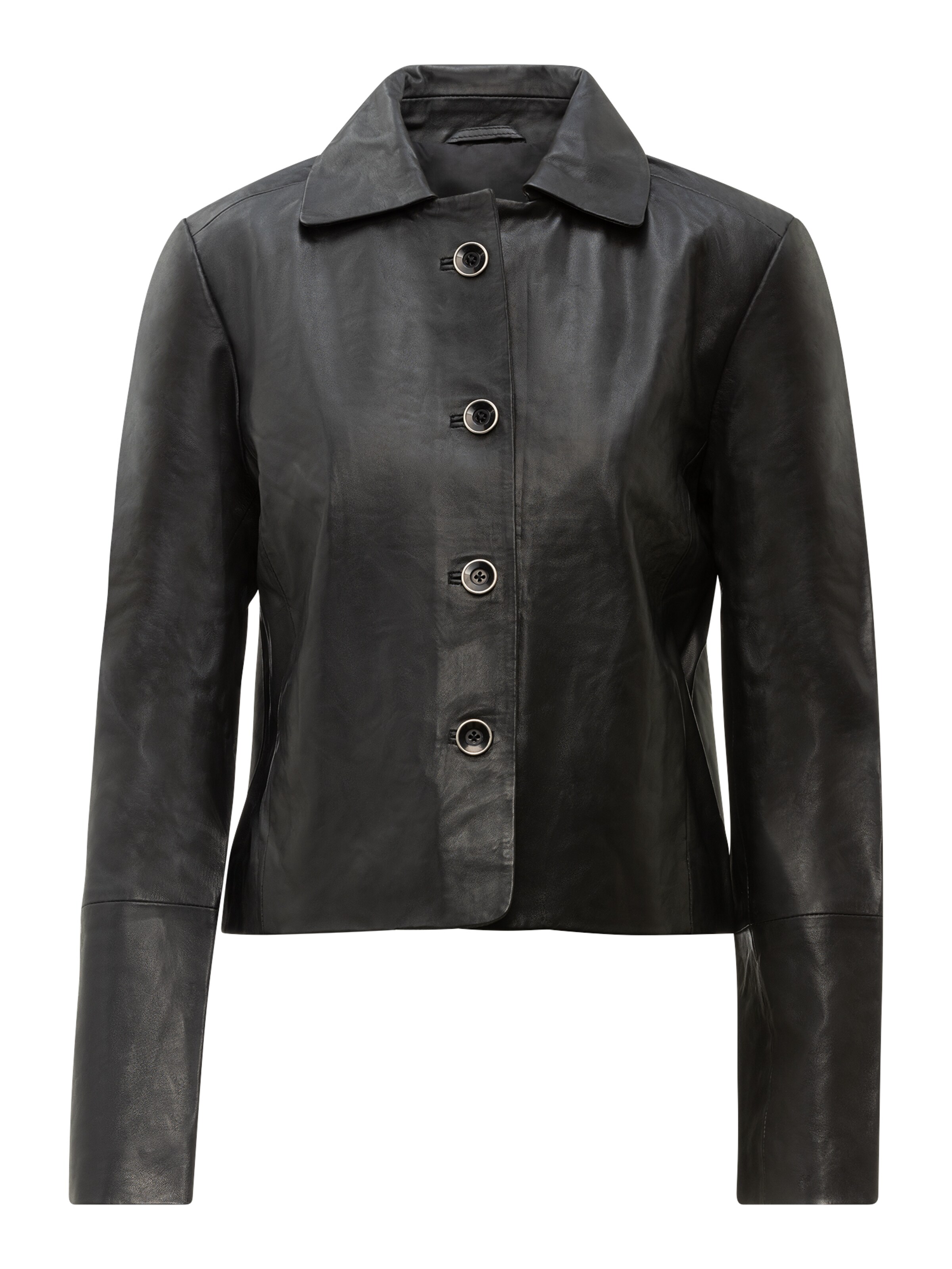 RICANO Tussenjas in Zwart: voorkant