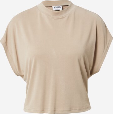 T-shirt Urban Classics en beige : devant