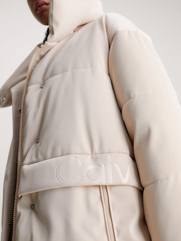 Calvin Klein Jeans Wintermantel in Beige