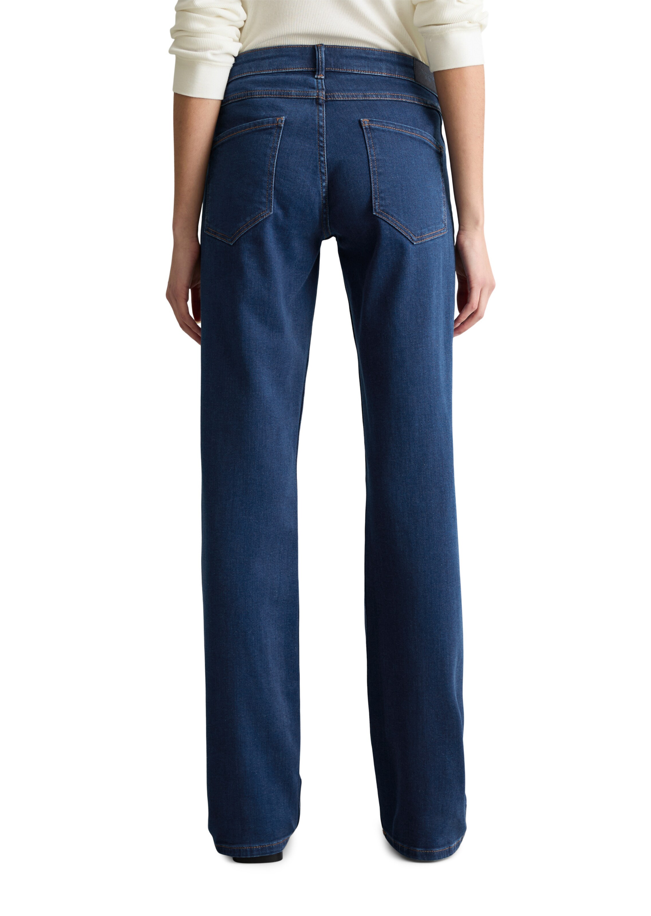 Marc O'Polo DENIM Bootcut Jeans 'Nella' in Blauw
