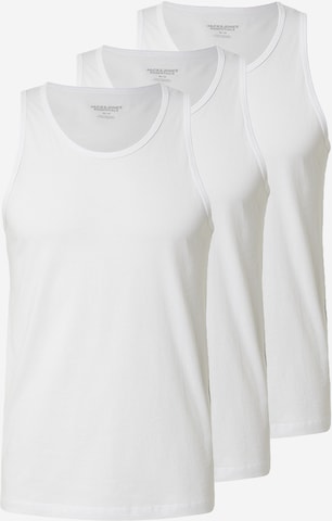 T-Shirt JACK & JONES en blanc : devant